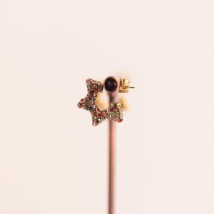 Pendientes estrella colores