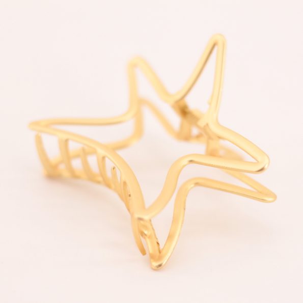 Pinza estrella dorado/plata - Imagen 2