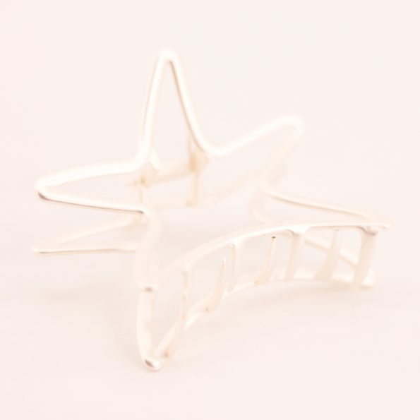 Pinza estrella dorado/plata - Imagen 3