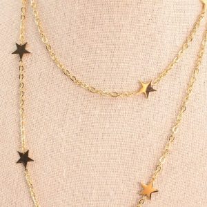 Collar largo noche estrellada
