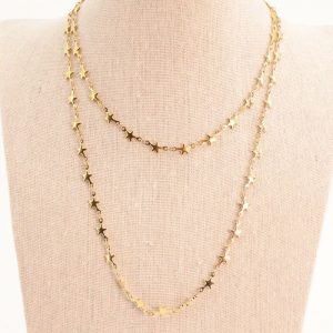 Collar extralargo estrellas