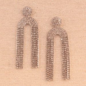 Pendientes white shine