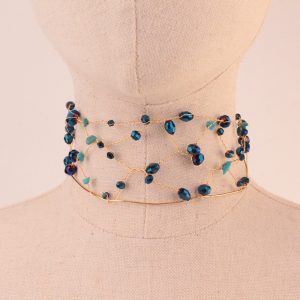 Chocker noche azul