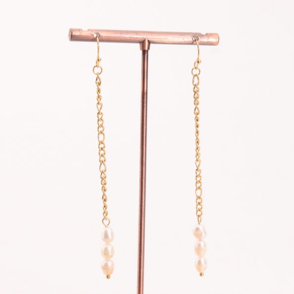 Pendientes perlitas - Imagen 2